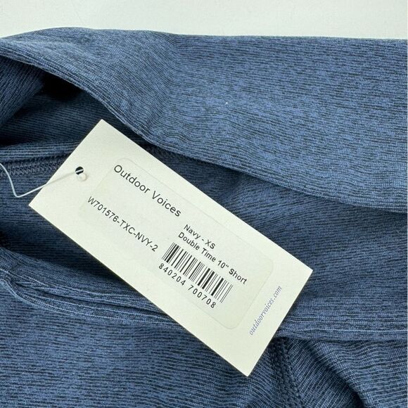 Outdoor Voices Double Time 10" Short Navy XS NWT - Picture 6 of 6